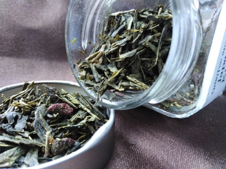 Grüner Tee japanische Kirschblüte aromatisiert